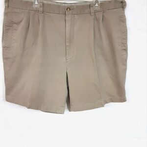 Ralph Lauren Tan Pleated Front Shorts